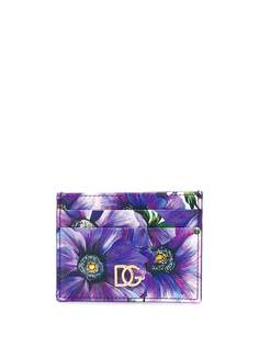 Dolce & Gabbana картхолдер с цветочным принтом
