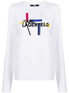 Karl Lagerfeld толстовка Bauhaus с логотипом