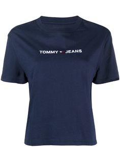 Tommy Jeans футболка с вышитым логотипом