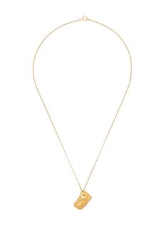 Alighieri позолоченное колье с подвеской