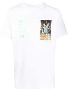 Off-White футболка с принтом