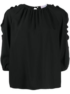 Red Valentino блузка с оборками
