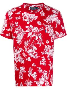 Polo Ralph Lauren футболка с гавайским принтом