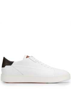 Santoni кеды на шнуровке