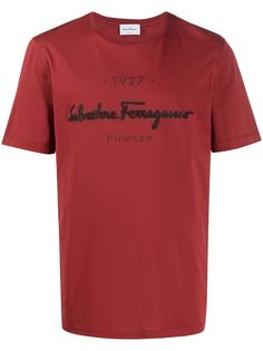 Salvatore Ferragamo футболка с логотипом