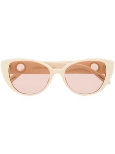 Linda Farrow солнцезащитные очки Sarandon в оправе кошачий глаз