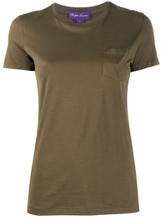 Ralph Lauren Collection футболка с круглым вырезом и карманом
