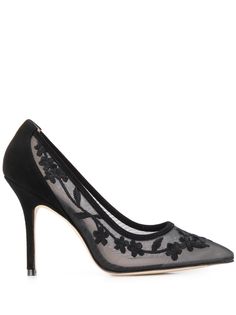 Stuart Weitzman кружевные туфли-лодочки с заостренным носком