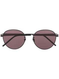 Saint Laurent Eyewear солнцезащитные очки в круглой оправе