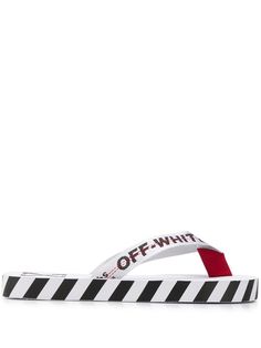 Off-White вьетнамки с логотипом