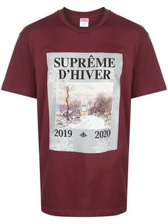 Supreme футболка с принтом