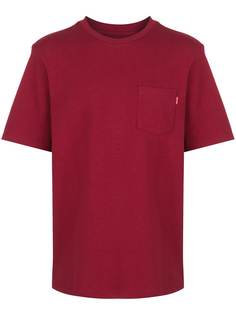 Supreme футболка с короткими рукавами и карманом