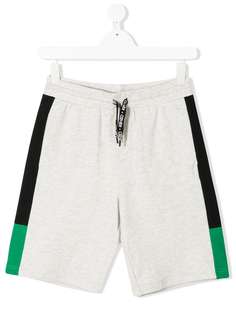 Kenzo Kids шорты с контрастными полосками по бокам