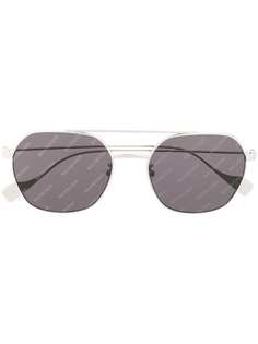 Balenciaga Eyewear солнцезащитные очки в квадратной оправе с логотипом