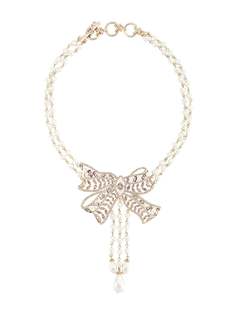 Marchesa колье Nightengale с бантом