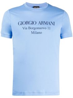 Giorgio Armani футболка с короткими рукавами и логотипом