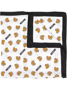 Moschino платок с принтом Teddy Bear