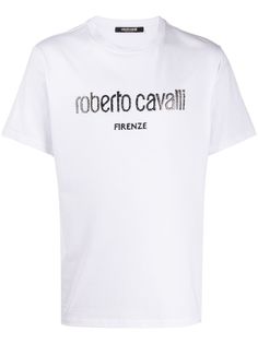 Roberto Cavalli футболка с логотипом
