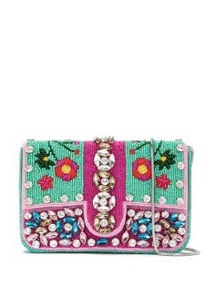 Isla embroidered shoulder bag