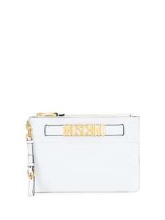 Moschino клатч с логотипом