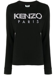 Kenzo толстовка с аппликацией логотипа