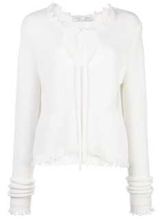 Proenza Schouler White Label трикотажный топ с бахромой