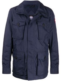 Canada Goose куртка с капюшоном и накладными карманами