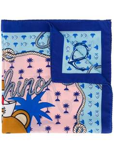 Moschino платок с принтом Sailor Teddy Bear