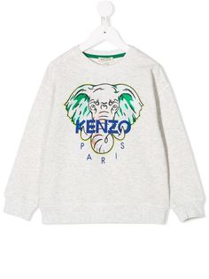 Kenzo Kids толстовка с вышивкой