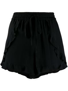 Red Valentino шорты с кулиской и оборками