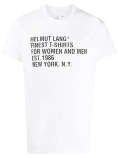 Helmut Lang футболка Standard свободного кроя