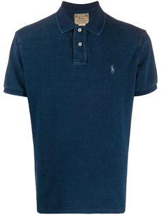 Polo Ralph Lauren рубашка-поло с выцветшим эффектом