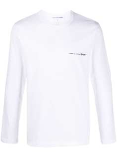 Comme Des Garçons Shirt футболка с длинными рукавами и логотипом