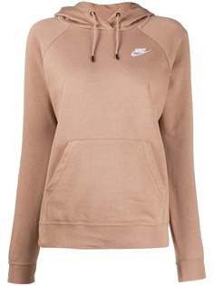Nike однотонное худи с круглым вырезом