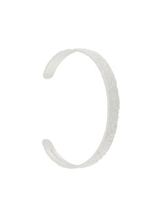Nove25 браслет-кафф с эффектом чеканки