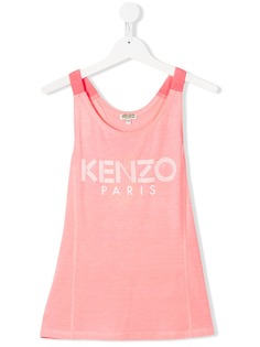 Kenzo Kids топ без рукавов с логотипом