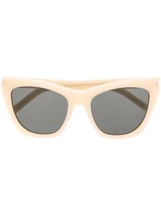 Saint Laurent Eyewear солнцезащитные очки в оправе кошачий глаз