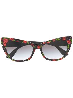 Dolce & Gabbana Eyewear солнцезащитные очки в оправе кошачий глаз