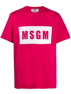 MSGM футболка с логотипом