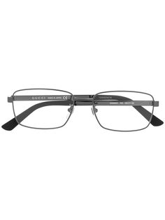 Gucci Eyewear солнцезащитные очки в прямоугольной оправе