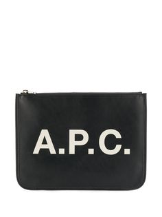 A.P.C. клатч с логотипом