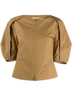 3.1 Phillip Lim BALLOON SLEEVE TOP W FRONT ZIP