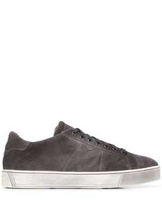 Santoni кеды на шнуровке