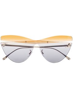 Fendi Eyewear солнцезащитные очки в оправе кошачий глаз