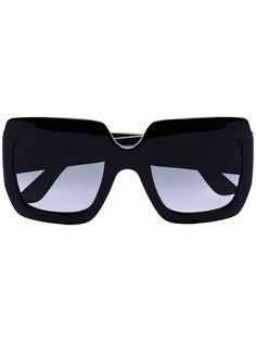 Gucci Eyewear солнцезащитные очки в квадратной оправе с логотипом GG