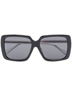 Gucci Eyewear солнцезащитные очки с затемненными стеклами в квадратной оправе