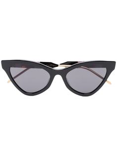 Gucci Eyewear солнцезащитные очки в оправе кошачий глаз с затемненными линзами