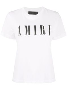 AMIRI футболка с круглым вырезом и логотипом
