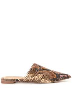 Sam Edelman мюли Seena со змеиным принтом