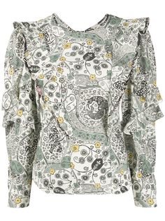 Isabel Marant Étoile блузка Constance с цветочным принтом